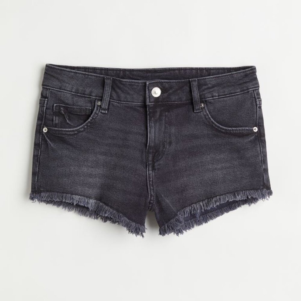 H&M Dark Gray Low Waist Denim Shorts/NWT/10